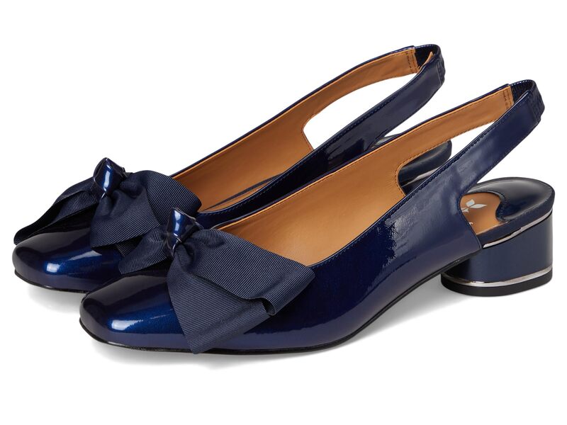 ジェイレニー レディース シューズ 踵 J. Renee Lazule Navy 米国海軍