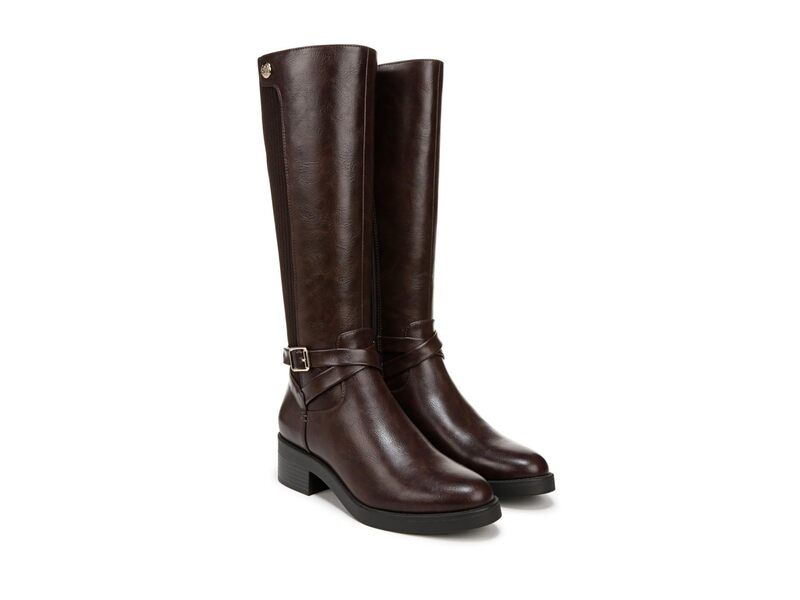 ライフストライド レディース シューズ ブーツ・レインブーツ LifeStride Brittany Mid Shaft Boots Dark Brown Wide ブラウン