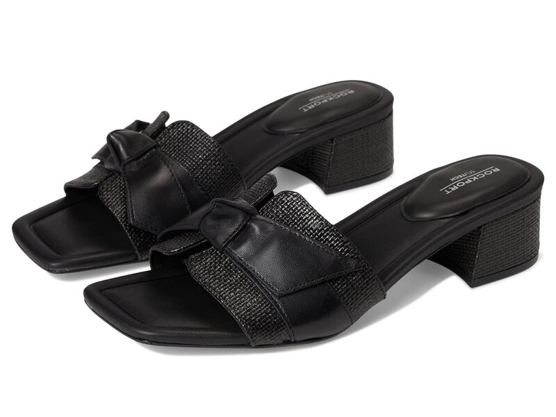 鍵を掛ける界面 レディース シューズ 踵 Rockport Carsie Black 黒いこと