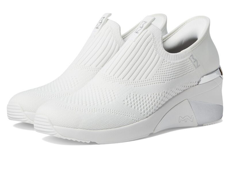 スケッチャーズ レディース シューズ スニーカー SKECHERS A-Wedge - Crecent Hands Free Slip-In White ホワイト
