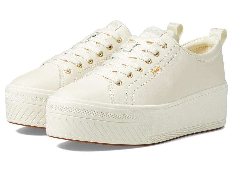 ケッズ レディース シューズ スニーカー スピード競技 Kedskyler Lace Up Off-White Leath 象牙色