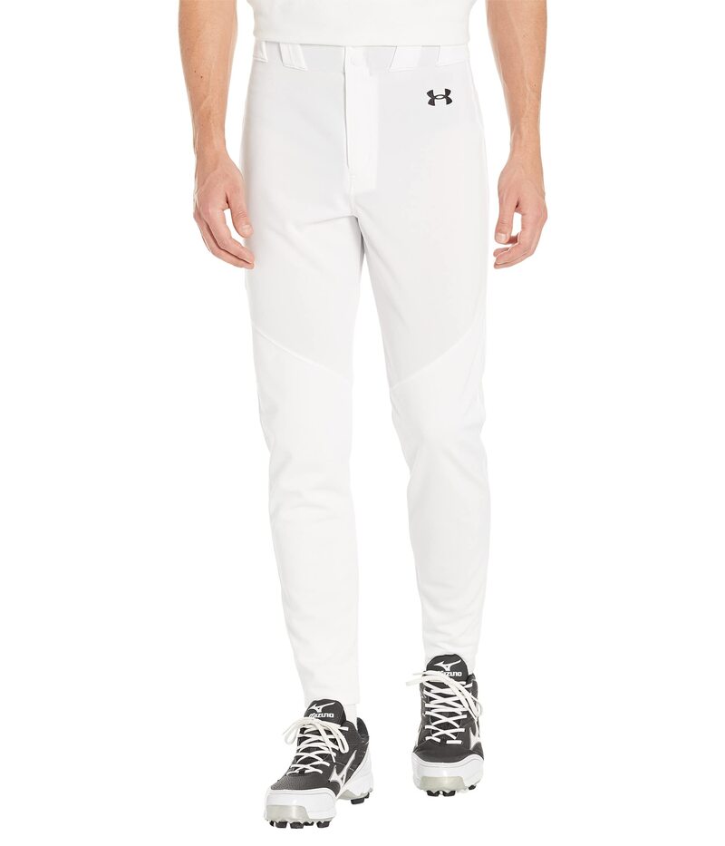 アンダーアーマー メンズ ボトムス 心地好いズボン下 Under Armour Baseball Pants \u002722 White/Black 白いこと メンズファッション-ズボン・パンツ