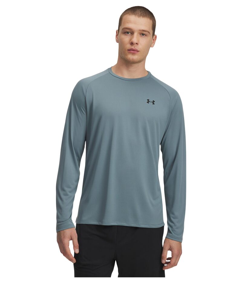 アンダーアーマー メンズ トップス シャツ Under Armour UA Tech 2.0 Long Sleeve Jasper Blue/Bla ブルー