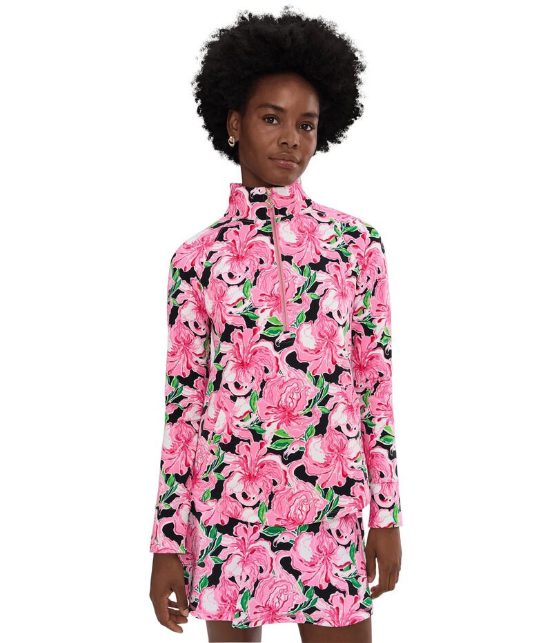 リリーピュリッツァー レディース アウター コート Lilly Pulitzer UPF 50+ Skipper Popover Onyx