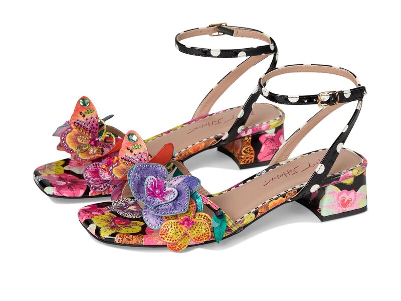 ブルーバイベトシージョンソン レディース シューズ 踵 Blue by Betsey Johnson Maranda Black Multi 黒いこと