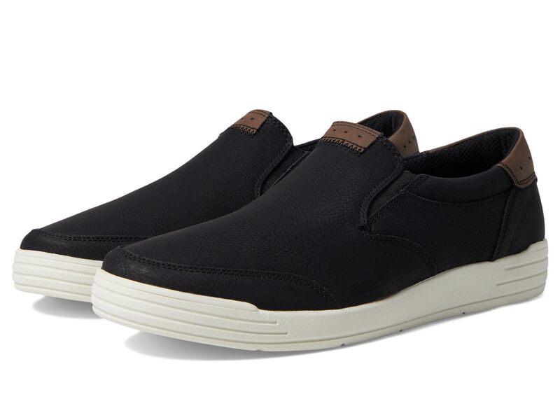 ノンかん木 メンズ シューズ スニーカー Nunn Bush Kore City Walk Moc Toe Slip-On Black 黒いこと