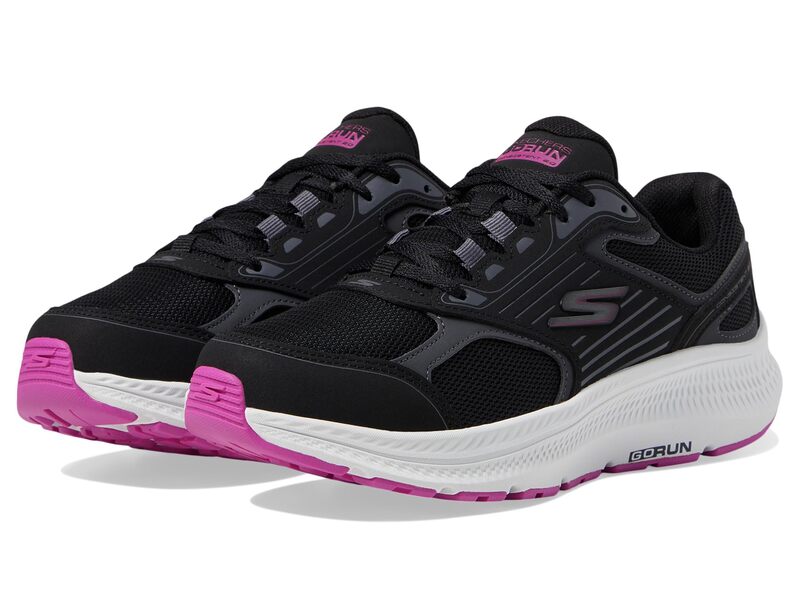 スケッチャーズ レディース シューズ スニーカー SKECHERS Go Run Consistent 2.0 Advantage Black/Fuchsia ブラック