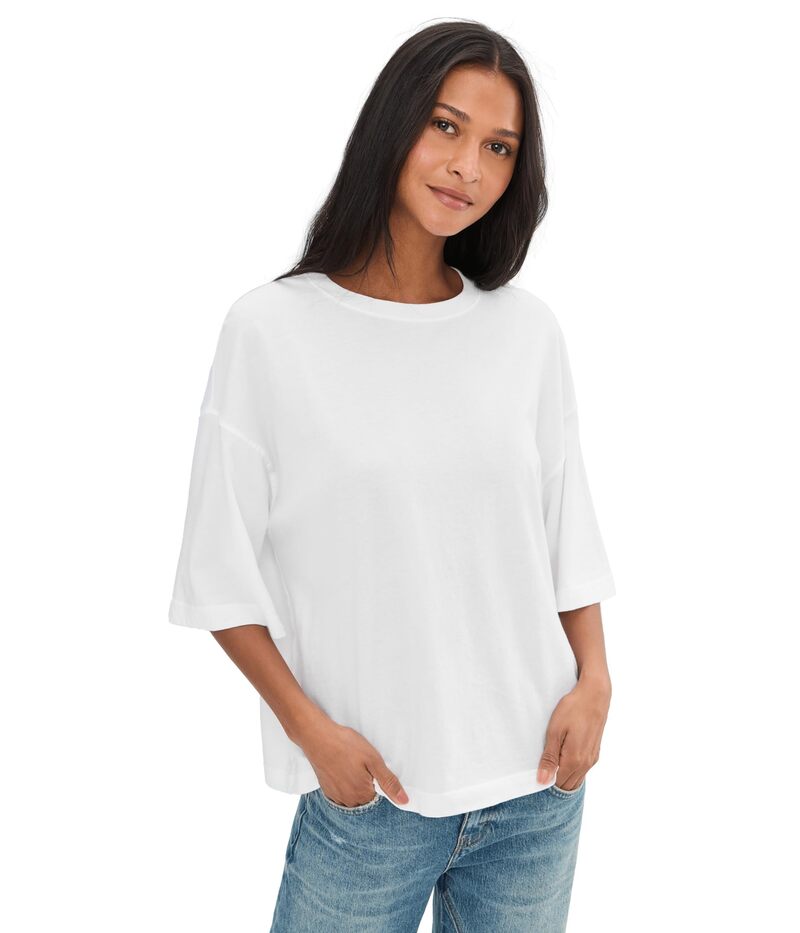 フリーピープル レディース トップス シャツ Free People We The Free Perfect Oversized Tee White ホワイト
