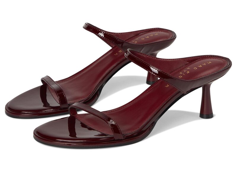 目じるし・フィッシャー レディース シューズ 踵 Marc Fisher LTD Alonde Dark Red Patent 赤いこと