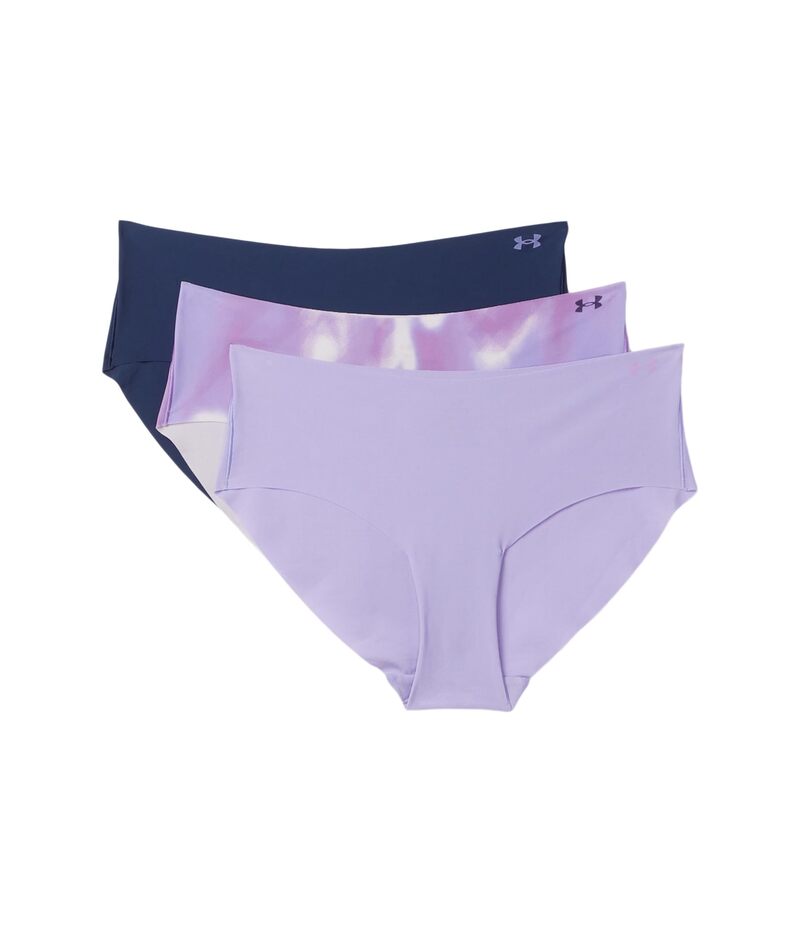 アンダーアーマー レディース アンダーウェア パンツ プリント Under Armour Seamless Hipster - 3 PK Printed Transparent