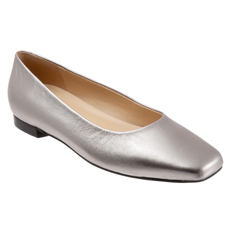トロッターズ レディース シューズ サンダル Trotters Honor Pewter Leather ピューター