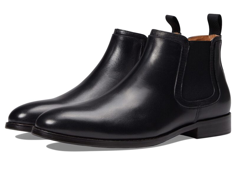 スティーブ マデン メンズ シューズ ブーツ・レインブーツ Steve Madden Duke Black Leather ブラック