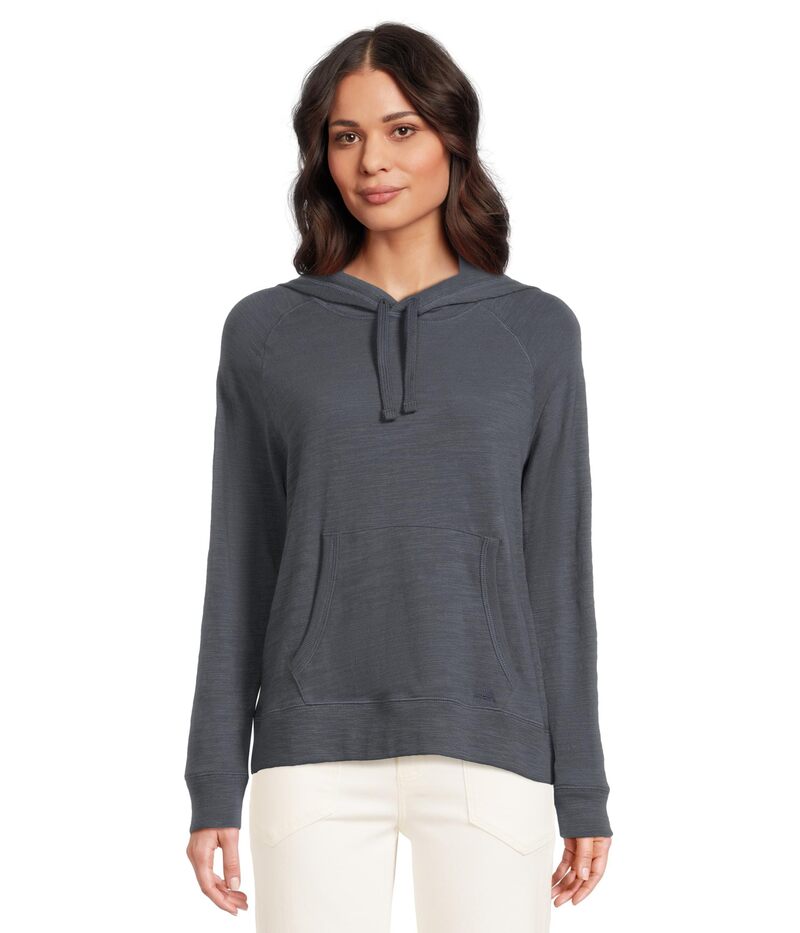 ファレティ レディース アウター パーカー・スウェット Faherty Sunwashed Slub Hoodie Blue Nights ブルー