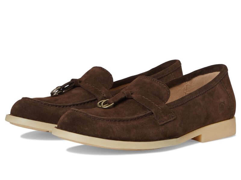 ボーン レディース シューズ ヒール Born Mika Dark Brown (Cas ブラウン