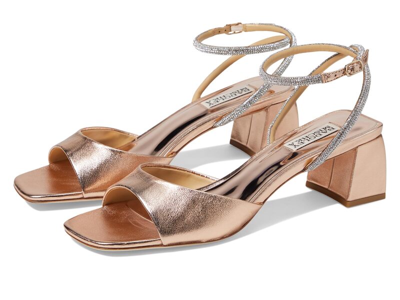 バッジェリーミシュカ レディース シューズ 踵 Badgley Mischka Infinity II Champagne 三鞭酒