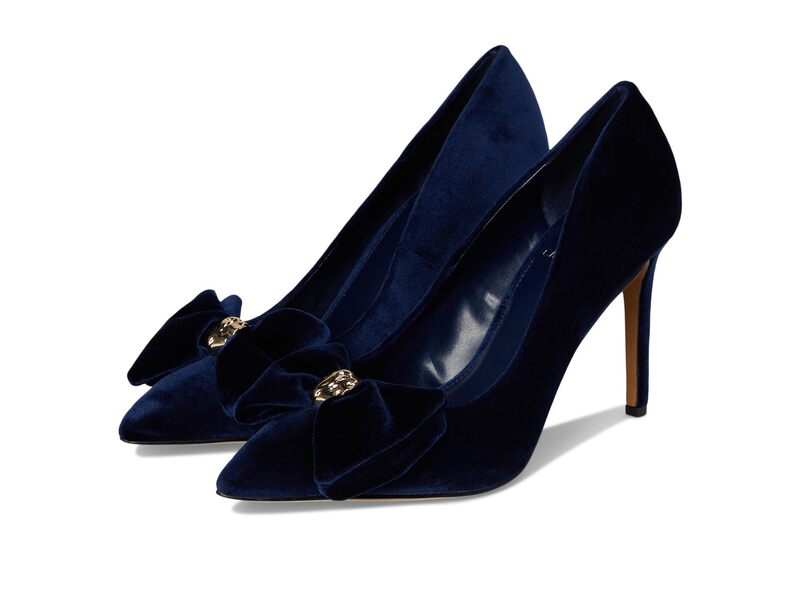 ヴィンスカムート レディース シューズ 踵 Vince Camuto Haylez Bow Detail Pump Deep Navy 米国海軍