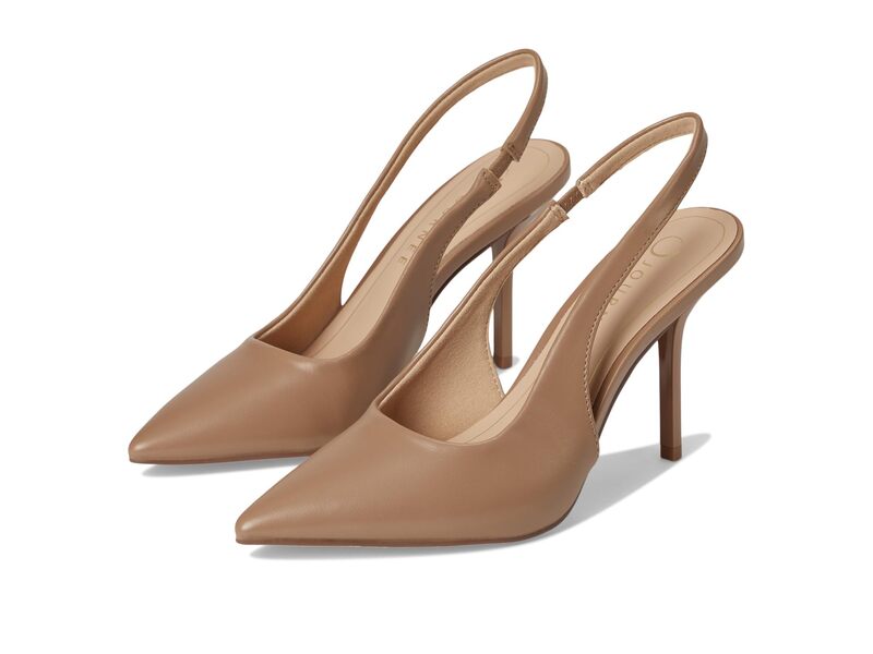 ジュルネ 寄せあわせ レディース シューズ 踵 Journee Collection Elenney Tan PU タン ミュール-靴
