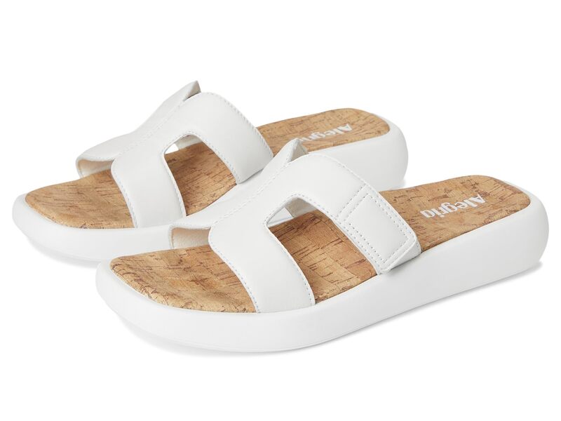 アレグリア レディース シューズ 踵 Alegria Portiall White 白いこと