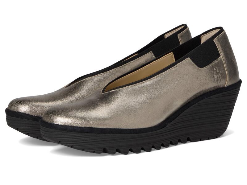 飛球英国の首都 レディース シューズ 踵 FLY LONDON YOZA438FLY Gold ゴールド