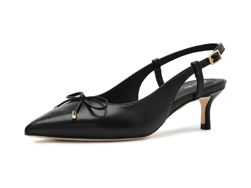 クラークス レディース シューズ 踵 Clarks Zarey Bow Black Leather 黒いこと