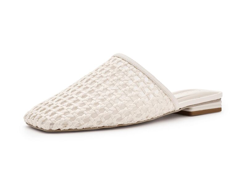 フランコサルト レディース シューズ スリッポン・ローファー Franco Sartoba Mule Shoes Cream White Wov 白いこと
