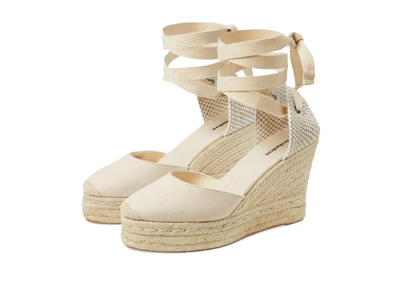 ソルドス レディース シューズ 踵 プラットホーム Soludos Platform Wedgespadrille La Concha Ivory 象牙色