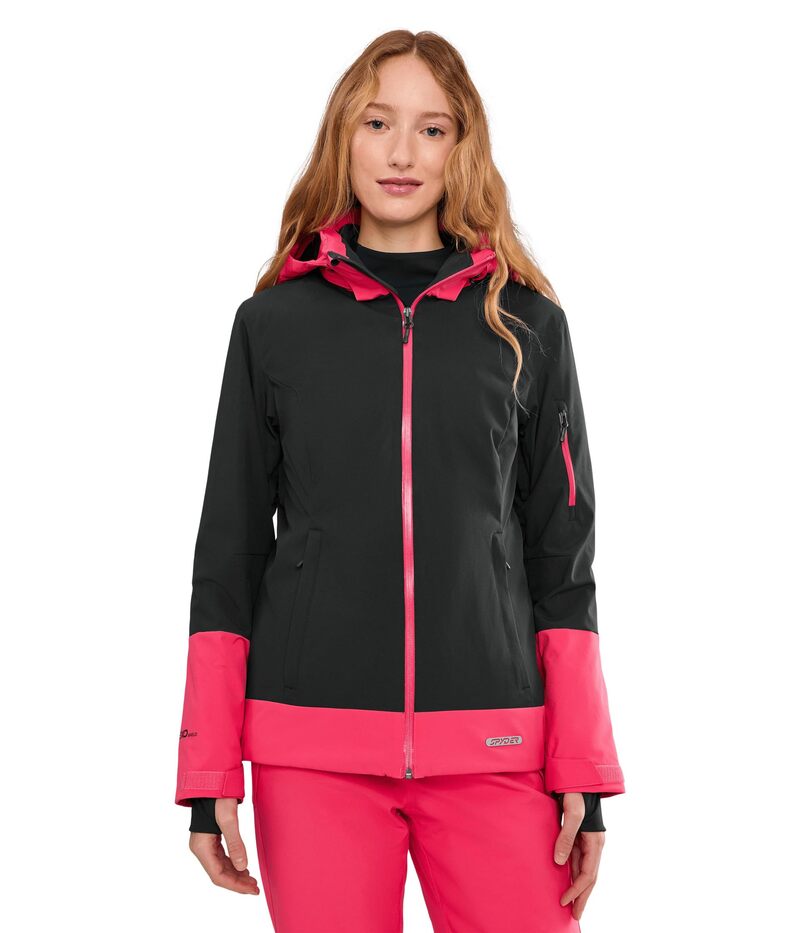 スパイダー レディース アウター コート ジャケット Spyder Mystic Jacket Black ブラック
