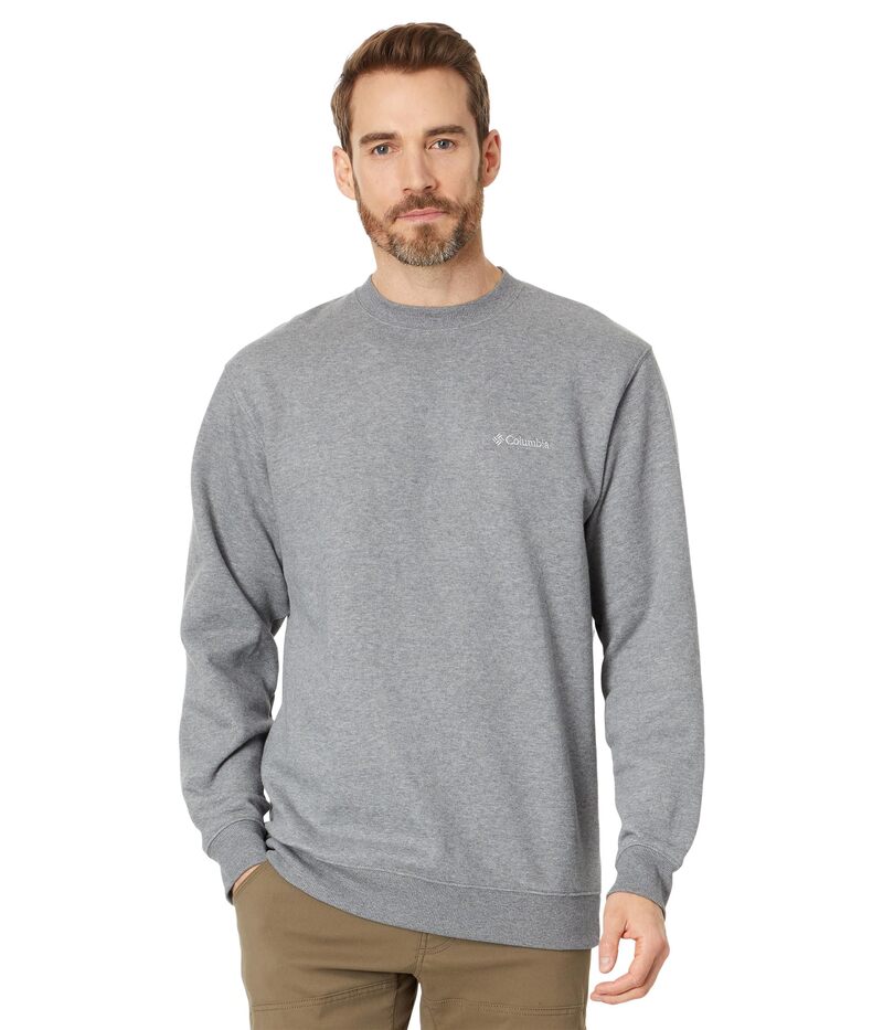 コロンビア メンズ アウター パーカー・スウェット Columbia Hart Mountain II Crew Charcoal Heathe チャコール
