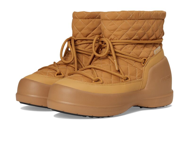 お月さまブーツ レディース シューズ ブーツ・レインブーツ キルティング MOON BOOT Mezzaluna Quilted Mid Wp Brown 赤銅色 レディース靴-ブーツ-その他