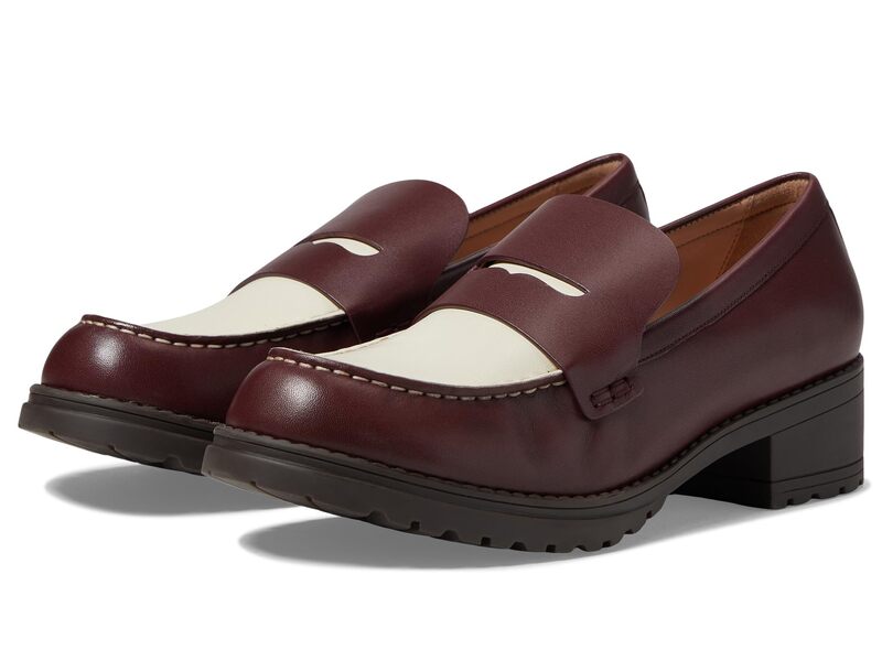 コールハーン レディース シューズ サンダル ローファー Cole Haan Camea Lug Loafer Bloodstone/Ivor画像