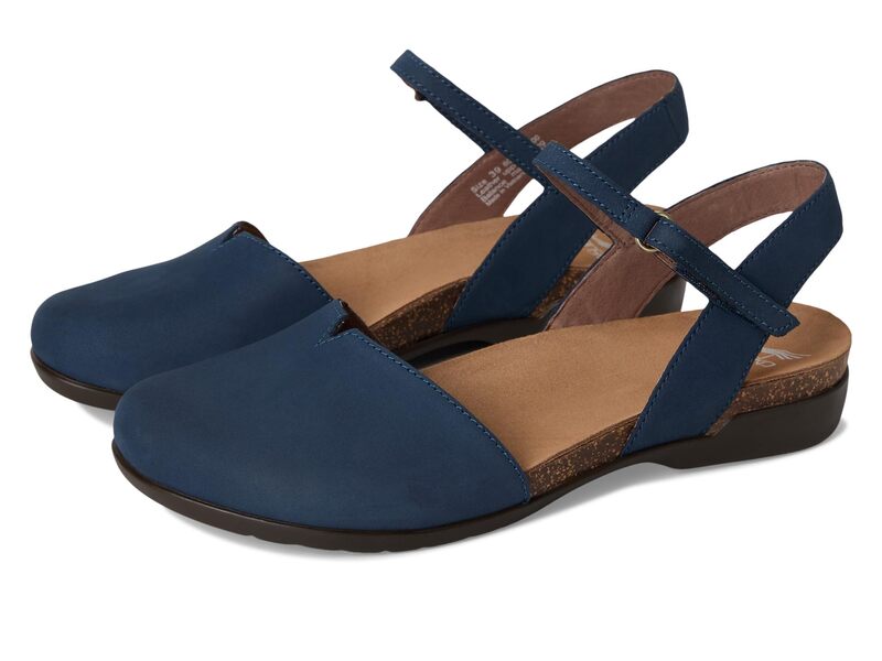 ダンスコ レディース シューズ サンダル Dansko Rowanavy Milled Nub ネイビー