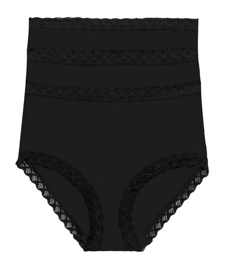 ナトリ レディース アンダーウェア パンツ Natori Bliss Full Brief 3-Pack Black ブラック