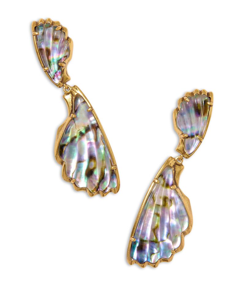 ケンドラスコット メンズ 佩び物 ピアス・イヤリング Kendra Scott Alexa Statement Drop Earring Vintage Gold Ab ゴールド