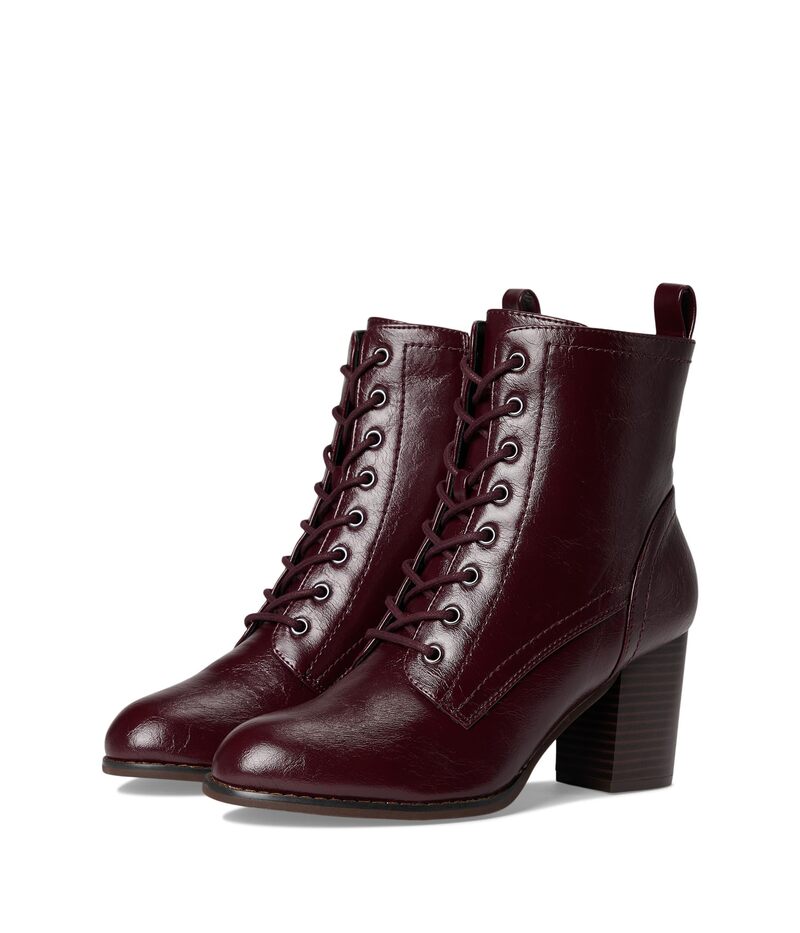 ジュルネ コレクション レディース シューズ ブーツ・レインブーツ Journee Collection Baylor Bootie Patent/Oxblood オックスブラッド画像