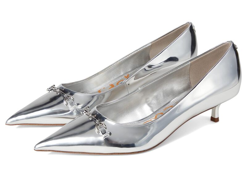 サムエデルマン レディース シューズ 踵 Sam Edelman Kaya 2 Soft Silver しろがね色