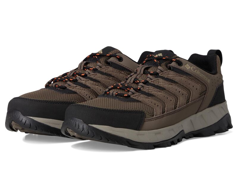 コロンビア メンズ シューズ ブーツ・レインブーツ Columbia Strata Trailow Mud/Tangy Orang