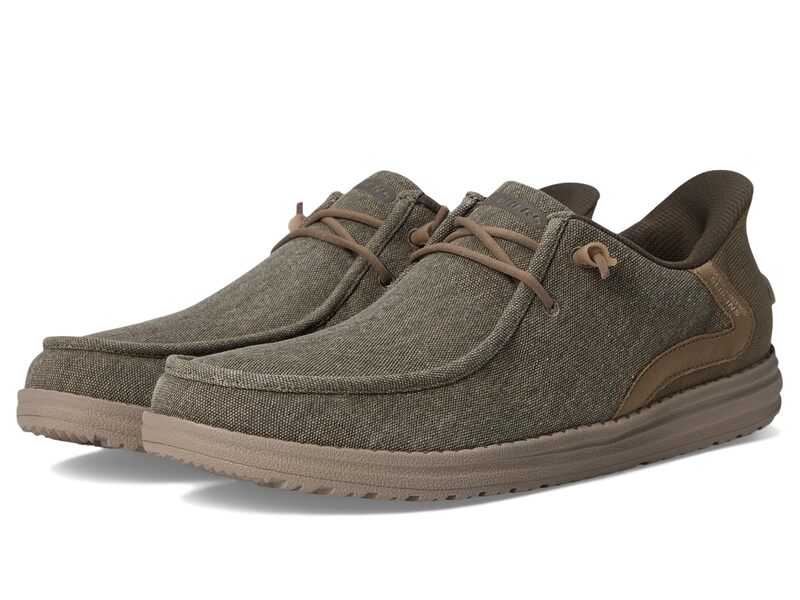 スケッチャーズ メンズ シューズ スニーカー SKECHERS Melson - Coronado Khaki カーキ