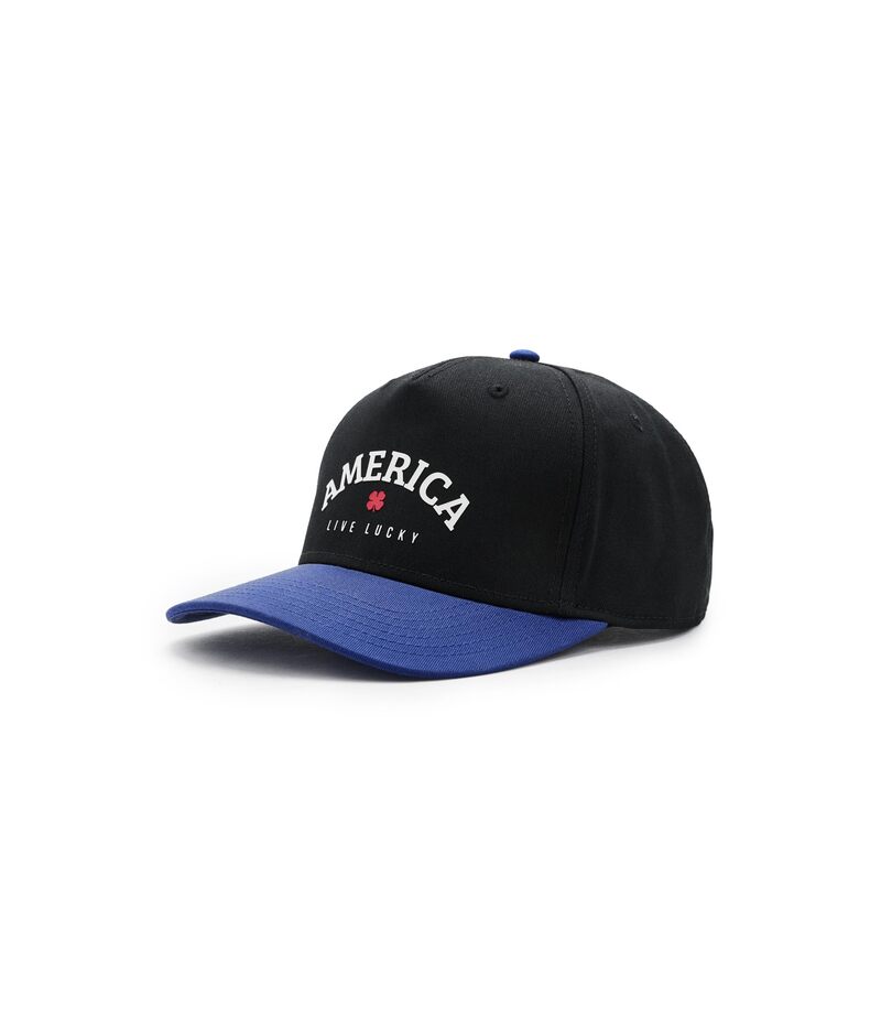 ブラックローバー メンズ アクセサリー 帽子 Black Clover Land Of The Free 2 Adjustable Hat Black/Royal Hat ブラック