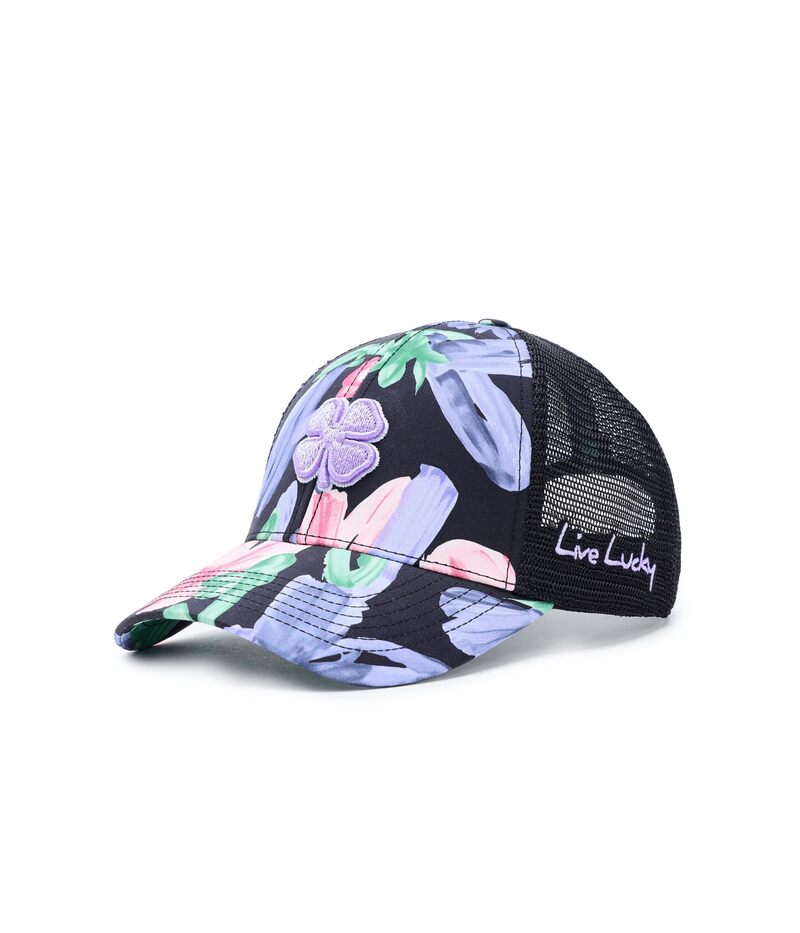 ブラックローバー メンズ アクセサリー 帽子 Black Clover Island Luck 29 Adjustable Hat Black Tropical ブラック