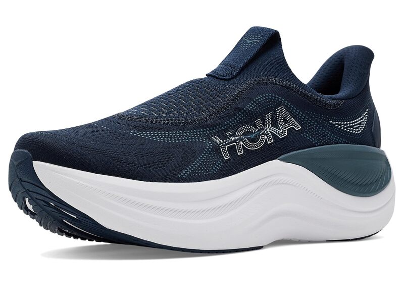 ホカオネオネ メンズ シューズ スニーカー レース Hoka Skyward Laceless Varsity Navy/Wh ネイビー