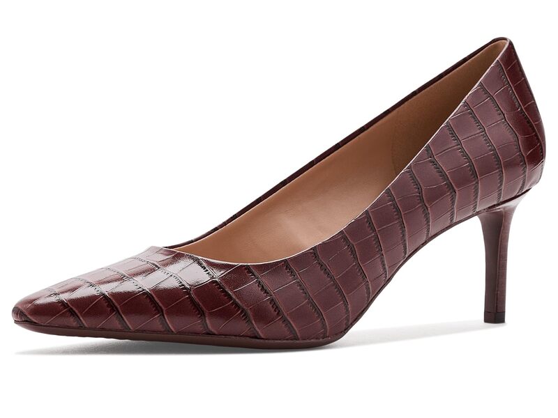 電話を掛けるハーン レディース シューズ 踵 Cole Haan 65粍 Higheel Go-to Janey Mahogany Crocod