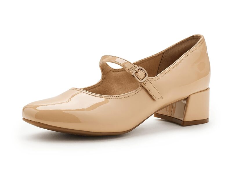 クラークス レディース シューズ 踵 Clarks Iridessa Rae Beige Synthetic ベージュ