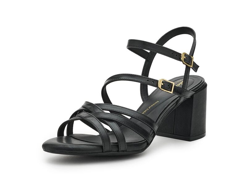クラークス レディース シューズ 踵 Clarks Ezoria Strap Black Leather 黒いこと
