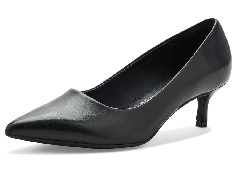 クラークス レディース シューズ 踵 Clarks Zarey Court Black Leather 黒いこと