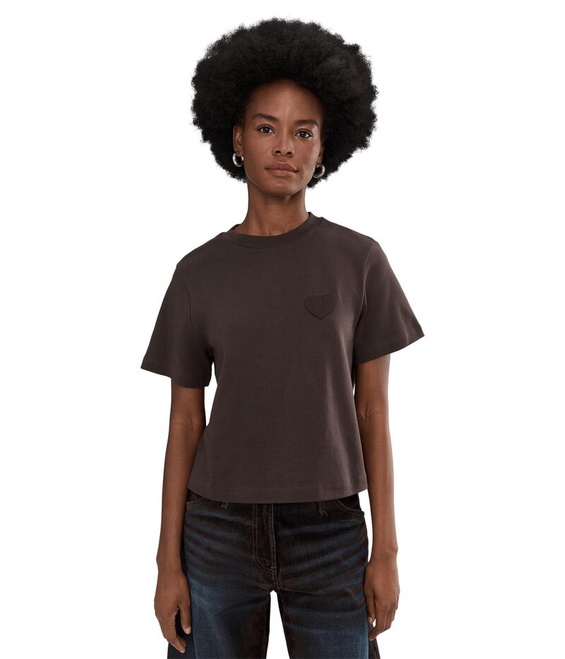 オールセインツ レディース トップス シャツ AllSaints Lover Lisa Tee Bottle Brown ブラウン