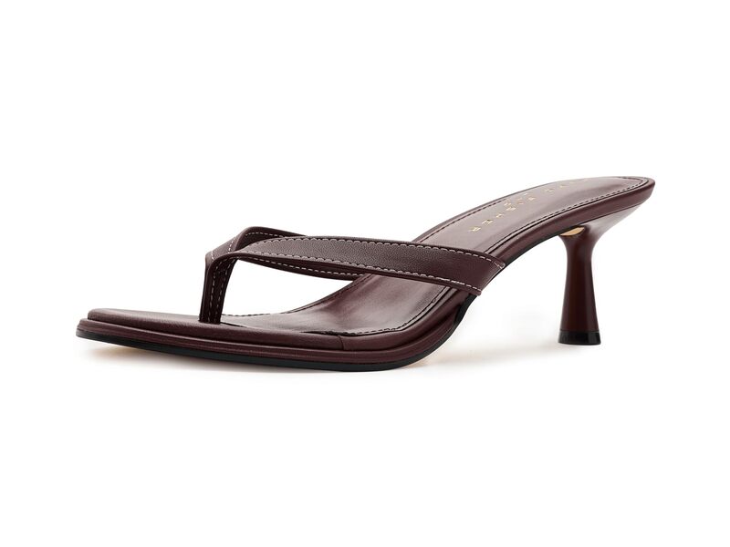 目じるし・フィッシャー レディース シューズ 踵 Marc Fisher LTD Antonia Dark Red Leathe 赤いこと