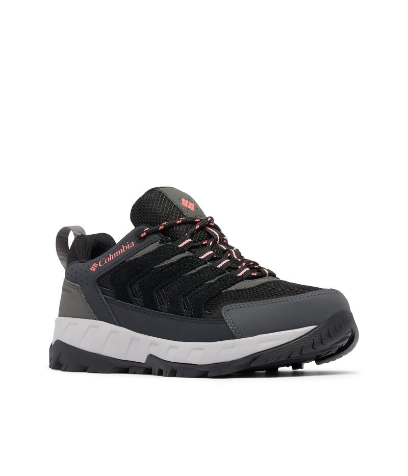 コロンビア レディース シューズ ブーツ・レインブーツ Columbia Strata Trailowp Black/Juicy ブラック