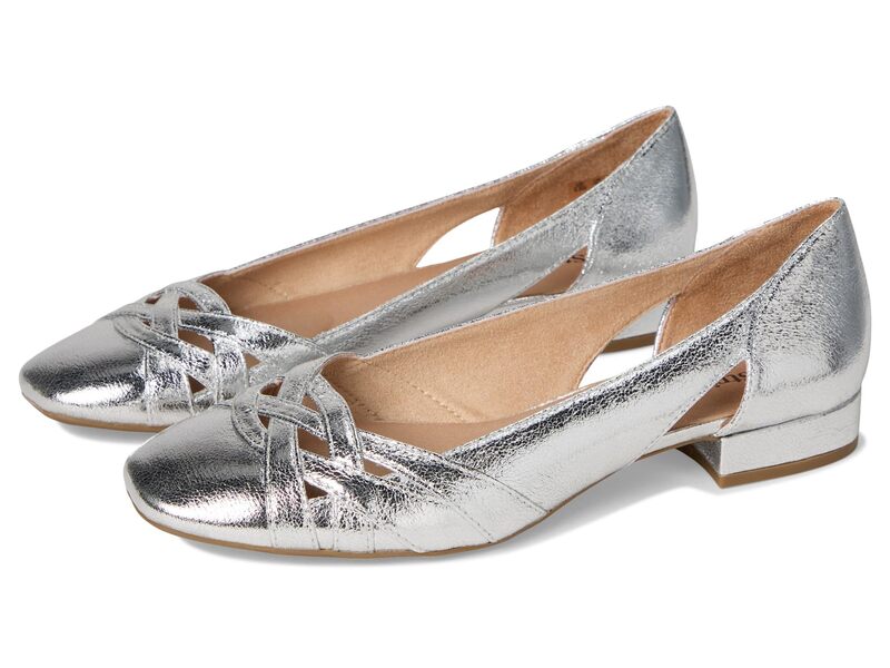 ライフストライド レディース シューズ ヒール LifeStride Carmen Ballet Flatsilver シルバー