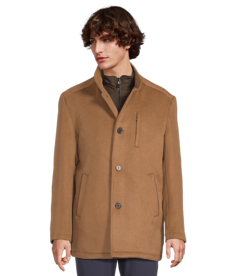 ジョンストンアンドマーフィー メンズ アウター コート Johnston & Murphy Upton Car Coat Whiskey