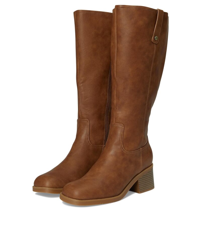 御医者さん・肩かけ レディース シューズ ブーツ・レインブーツ トール Dr. Scholl\u0027s Joplin Riding Tall Boots Dark Honey Brow